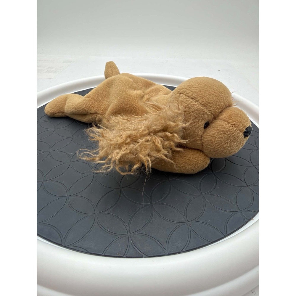 Ty Beanie Baby Spunky Dog 1997 Brown Cocker Spaniel Plush Hang Tag